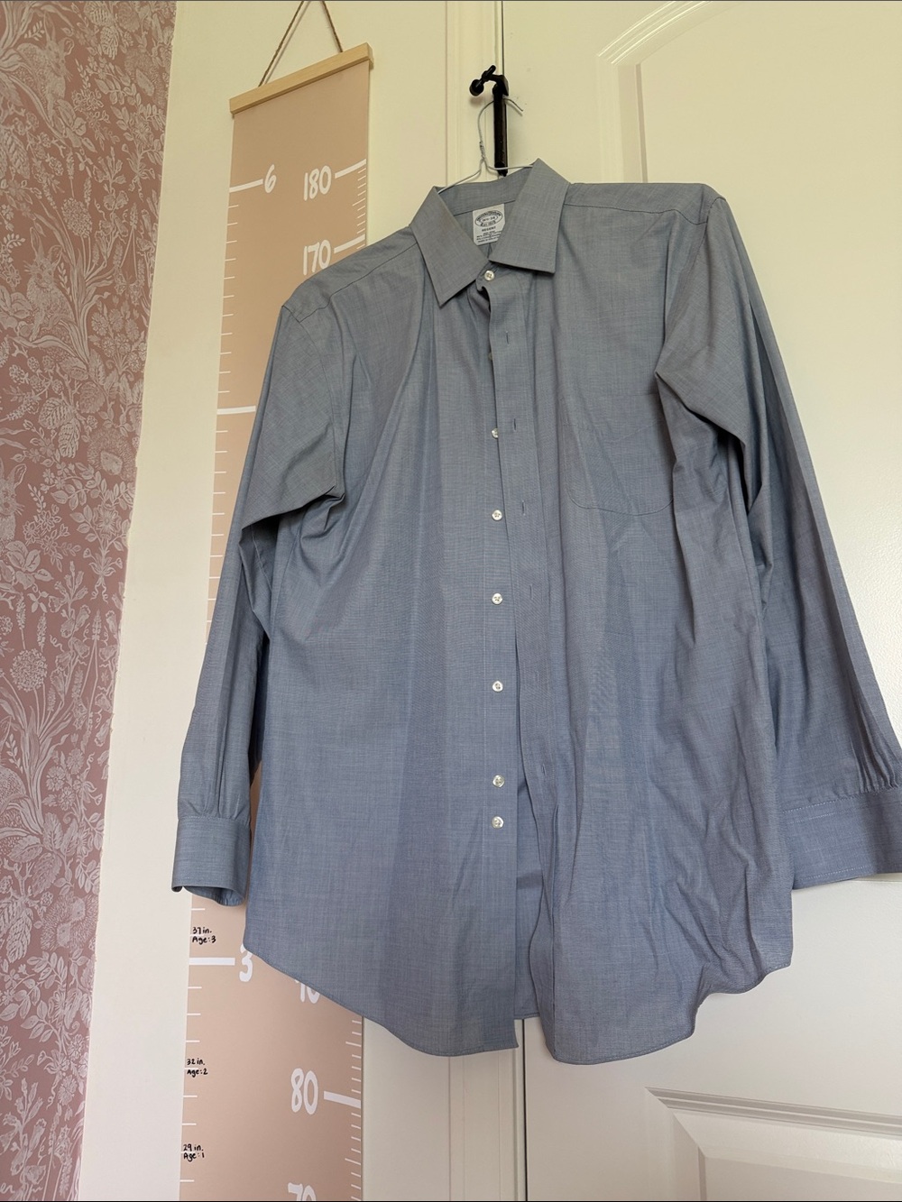 Men's Classic Button-Down Shirt in Light Blue - Untitled Brand